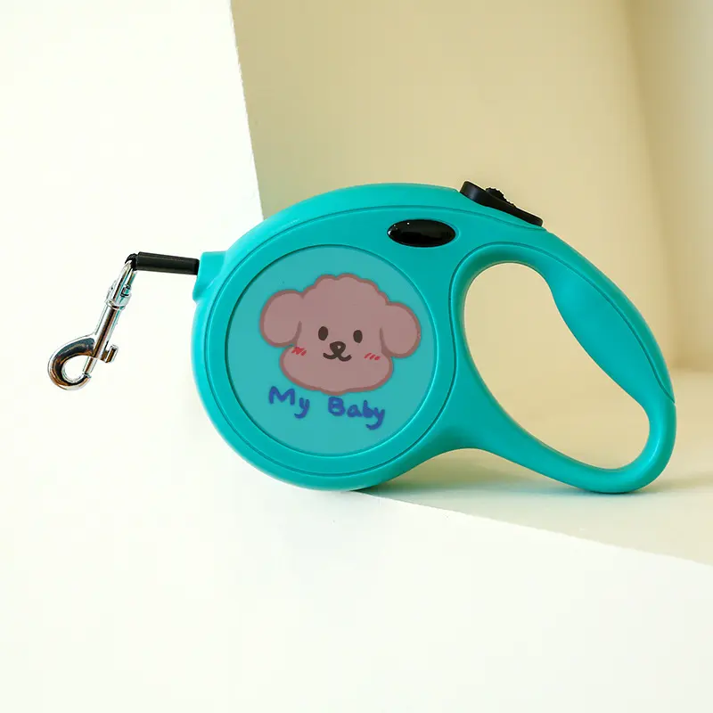 Dog Leash 5m Cartoon Tractable
