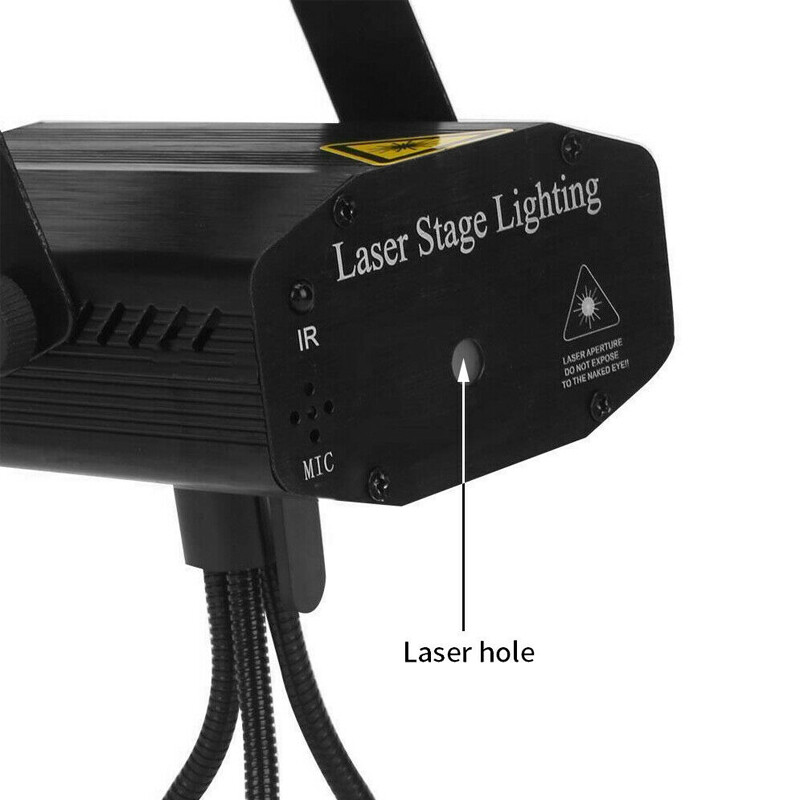 Mini Laser Projector Stage Lights LED R&G Lighting DJ Disco Party KTV Club Home — image 2