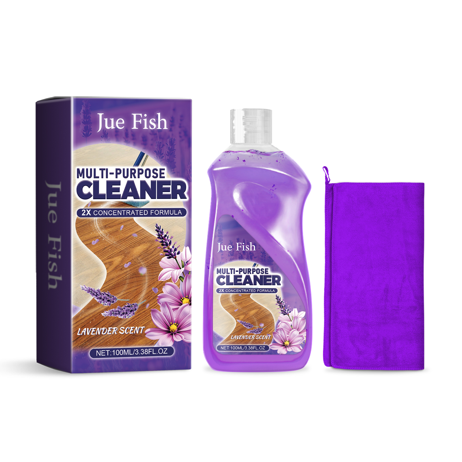 Multi Purpose Floor Cleaner 1 0 0ml Bottle-1 Cloth1box