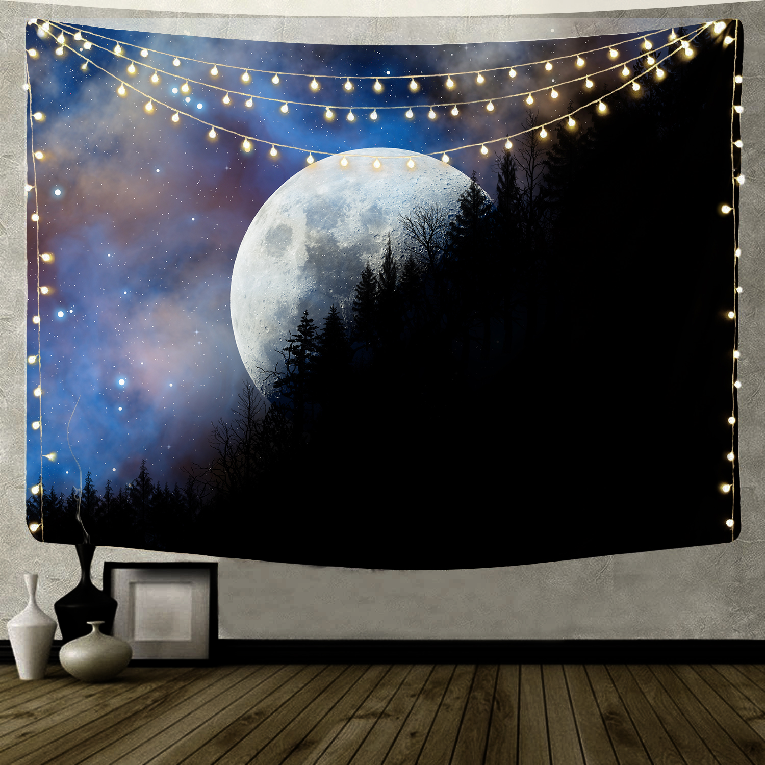 Rectangular Plush Wall Tapestry, picture 12 of 12