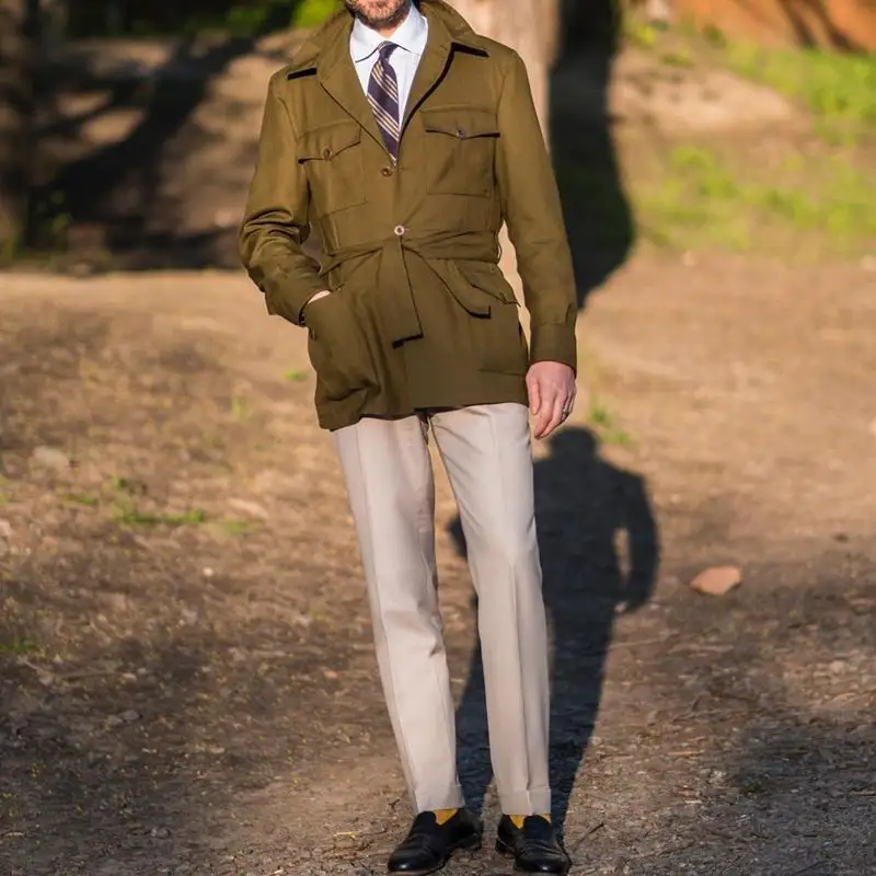 Autumn Men's Coat in the Long Slim Size