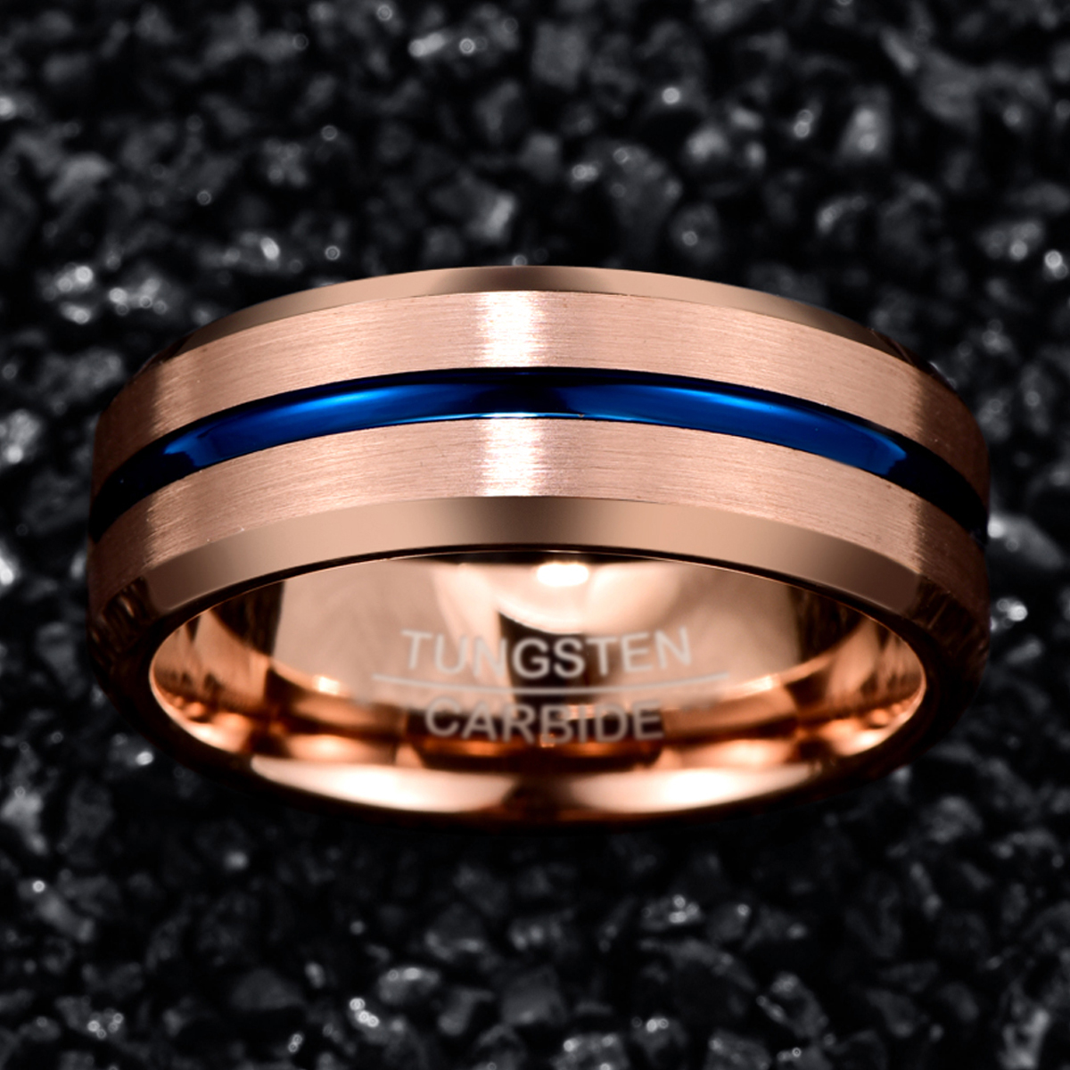 Title 2, Mens Fashion Tungsten Steel Ring, durable and ...