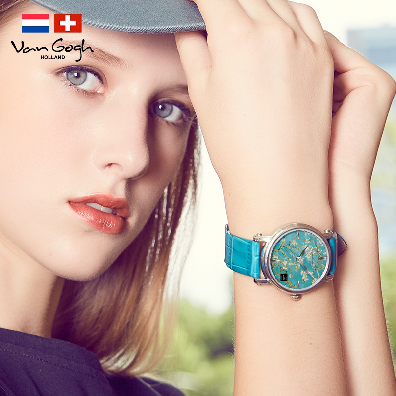Van Gogh Almond Blossom Series Women's Quartz Watch 5
