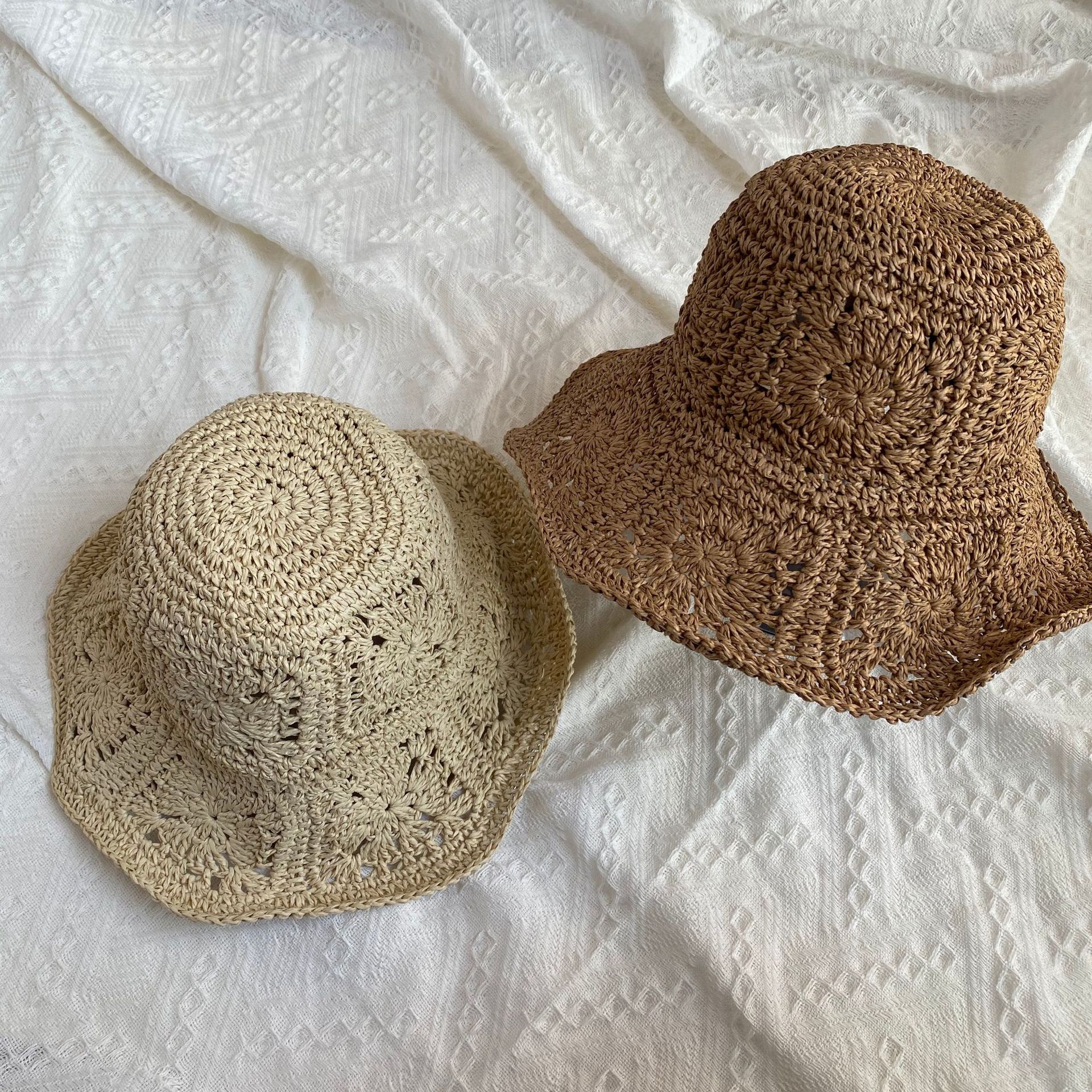 Summer Sun Protection And Sunshade Hat On The Beach