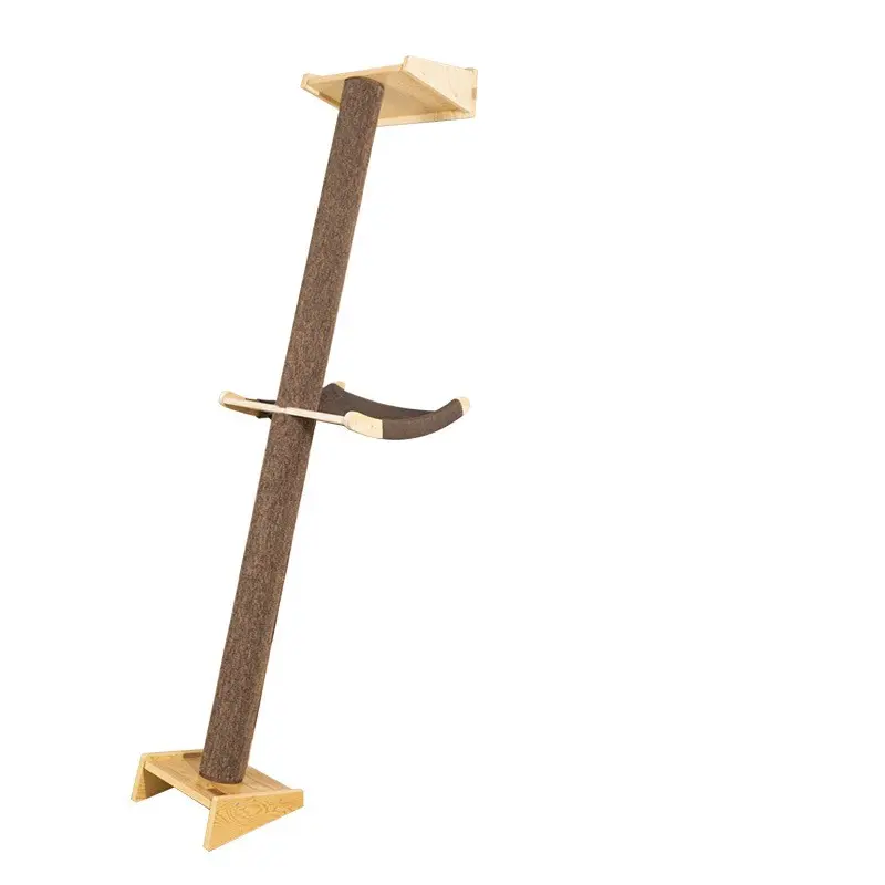Solid Wood Large Cat Climbing Frame Litter
