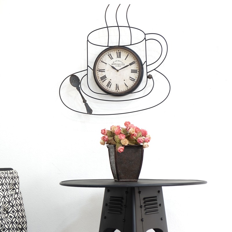 Personalized Pan Wall Clock Kitchen Silent