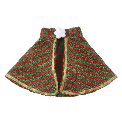 Christmas New Cross-border Pet Cloak Manufacturer Ideas - Green Red - View 1