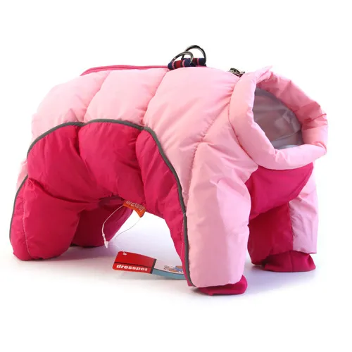 Pet Dog Winter Clothes Thick Warm Down Jacket Teddy Cotton Coat Pink - Shop at LoveMi