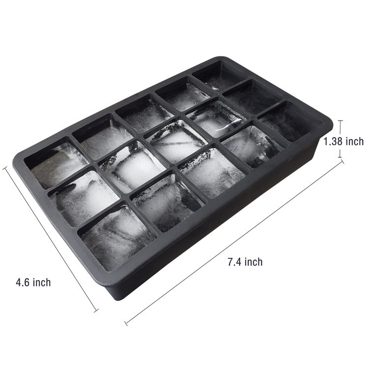 Title 2, Silicone Ice Box Fifteen Square Silicone Ice Tray