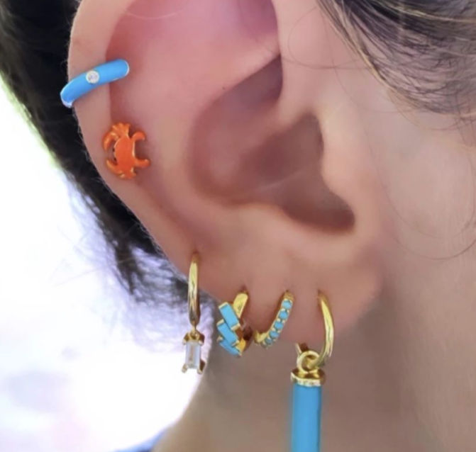 Retro Design Earrings Women's Fashion Light Luxury Earrings