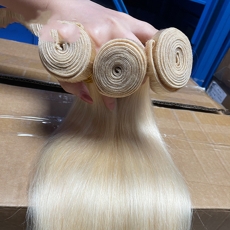 Hair Curtain Bone Straight Fake Gold — foto 4