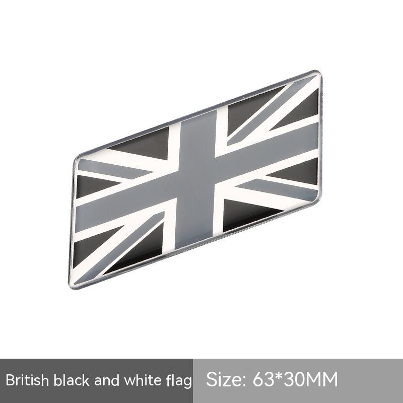 British Black And White Flag