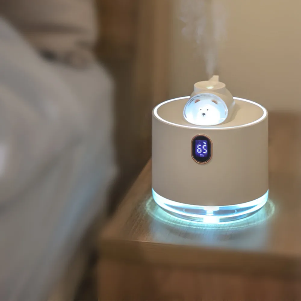 Cute Bear Wireless Air Humidifier USB Aromatherapy Diffuser