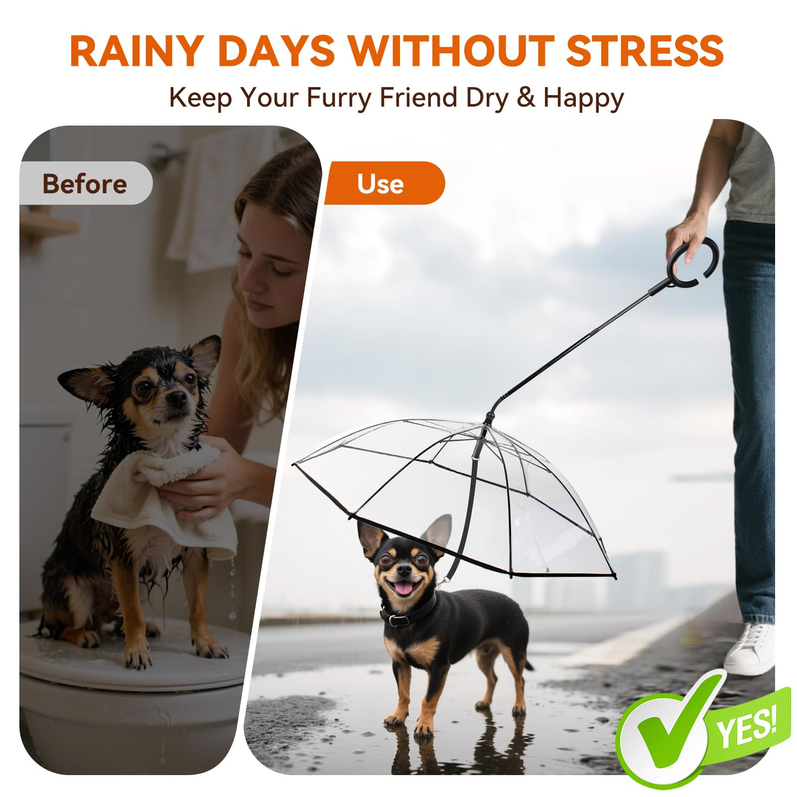 Parapluie pour Chiens Petits Races — Protège ton Chien de la Pluie - image 7