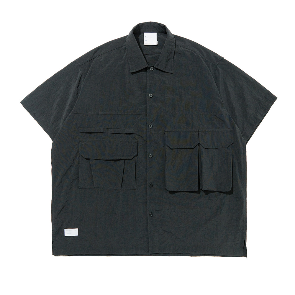 Japanese-style Retro Summer Workwear Short Sleeve Shirt