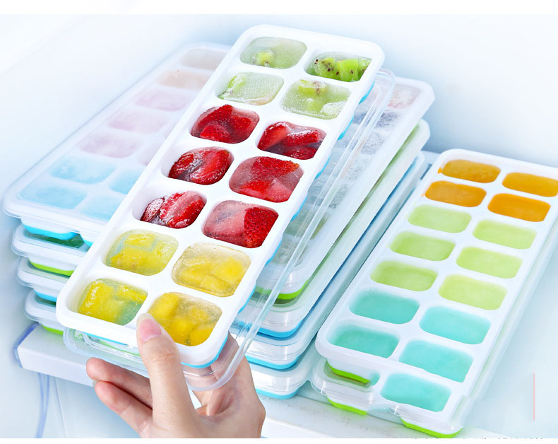 Title 5, Simple And Creative Household Silicone Ice Tray...