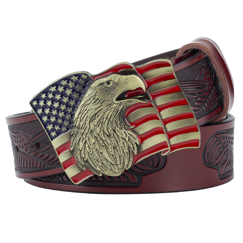 Eagle reddishbrown belt