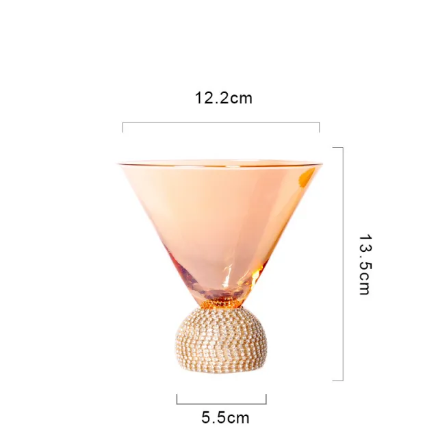 Fairy Diamond Belly Decorated Wine Glass With Diamond 7 Style - Shop at LoveMi