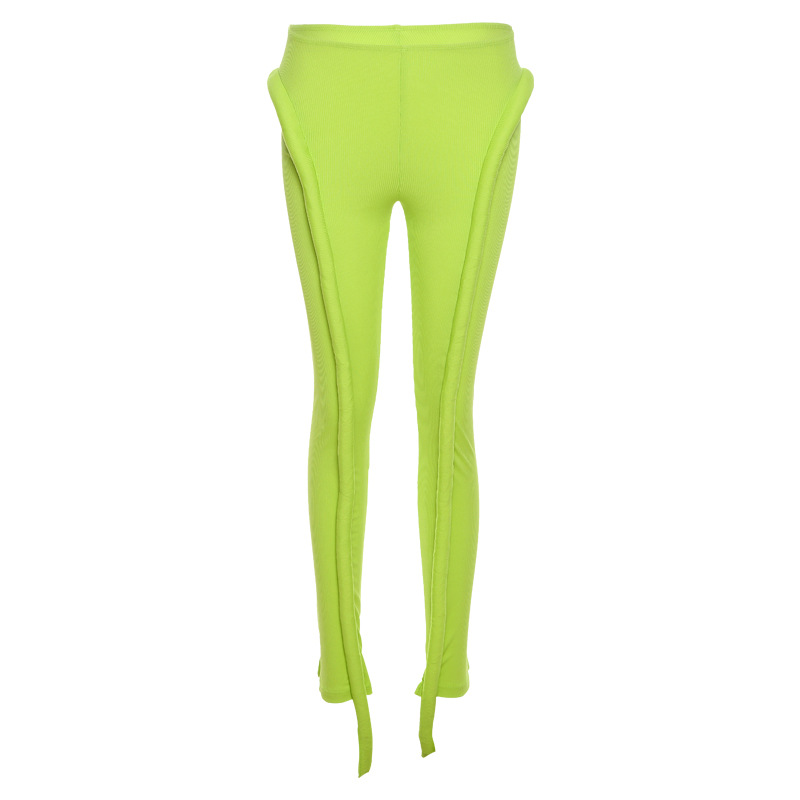 High-waisted Hip-fitting Sports And Leisure Trousers