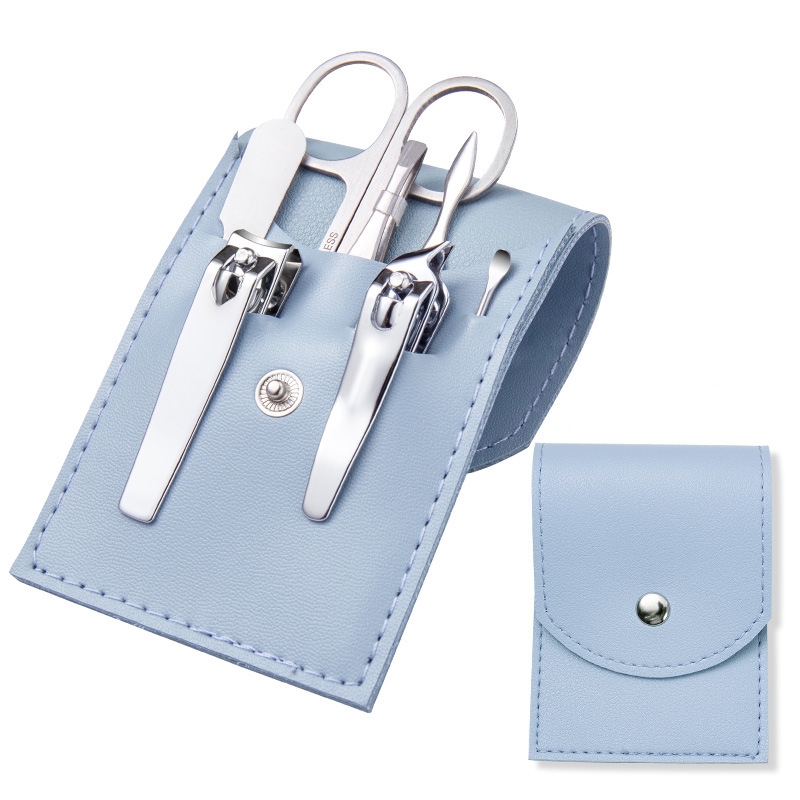 Blue leather 7pcs set