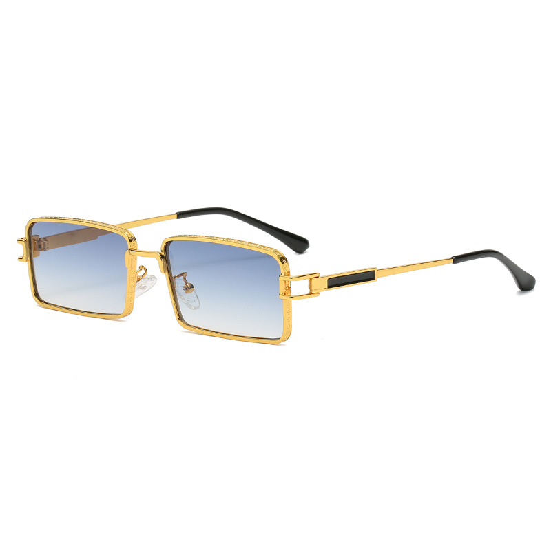 Gold frame gradient blue c4