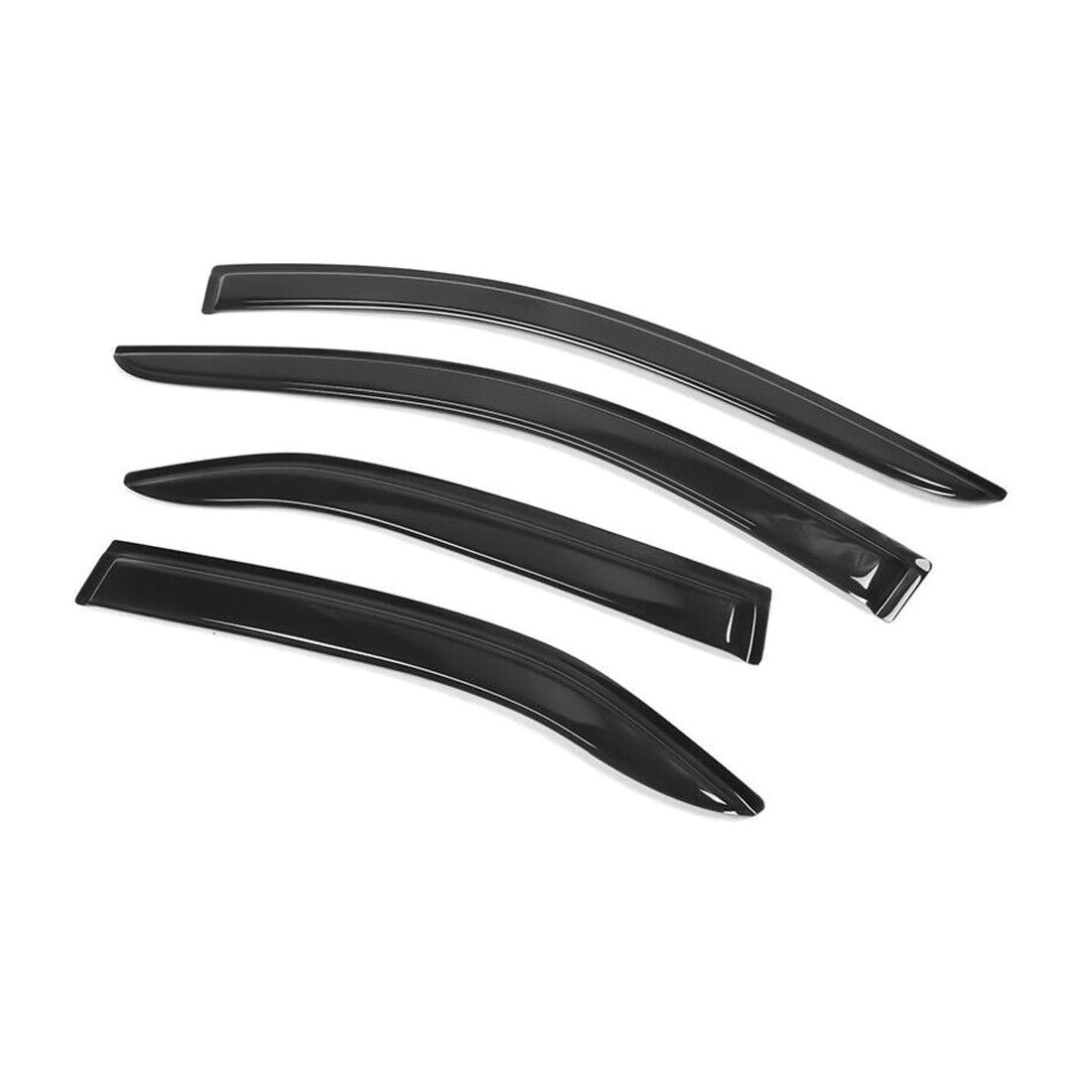 For T Oyota 07-11 T Oyota Camry Sedan Window Visors Rain Sun Guard Vent 4Pc Set 2