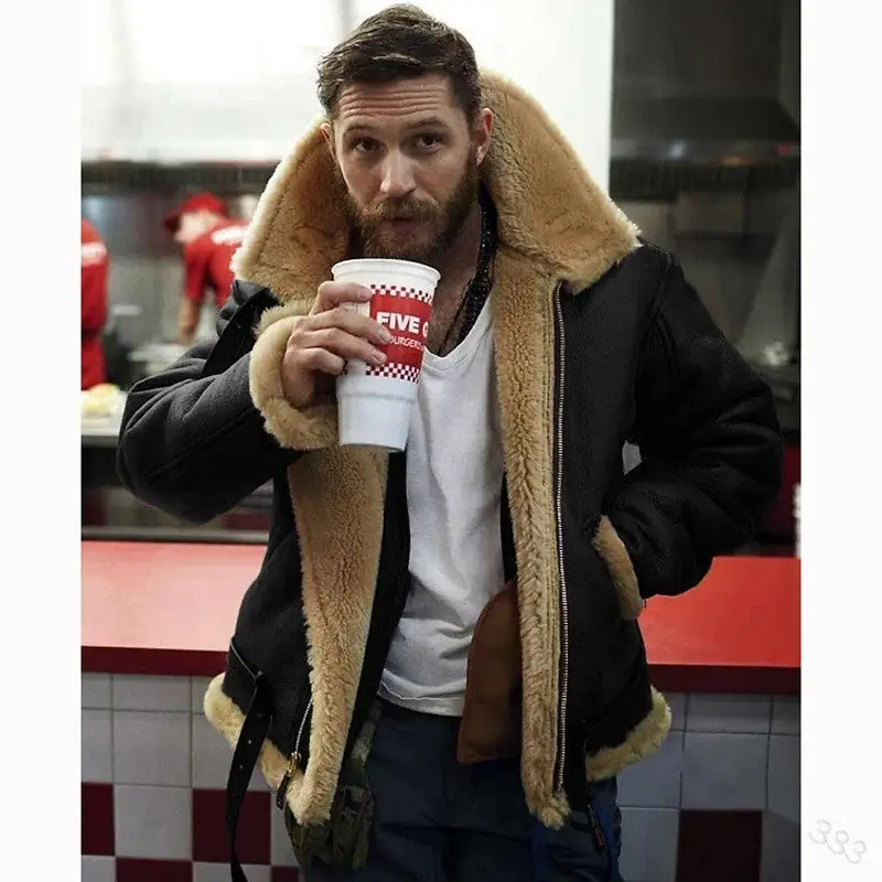 New Men's Thickened Lamb Hair Fashion Casual Jacket