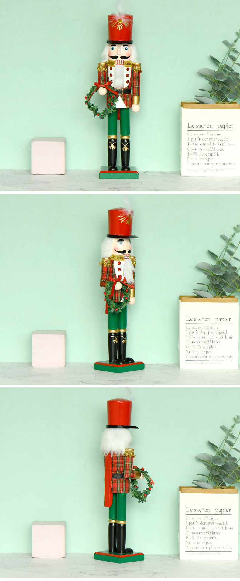 Title 9, Wooden Nutcracker In Traditional Uniform Handma...