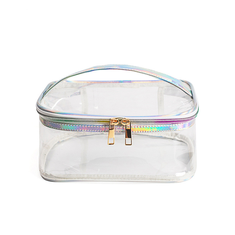 Laser transparent bucket bag