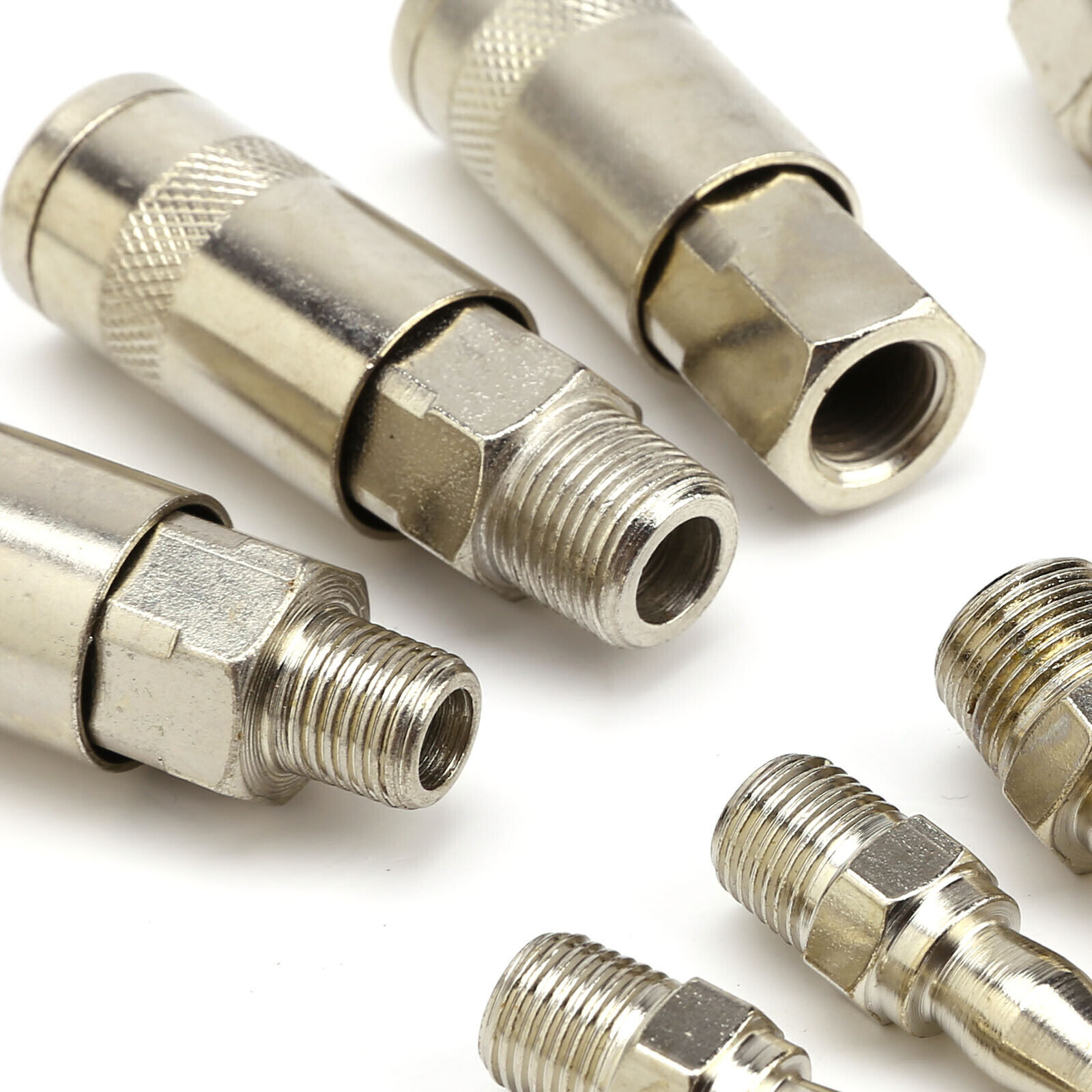12Pcs BSP Air Line Fitting Hose Compressor Quick Release Connector UK New — image 9