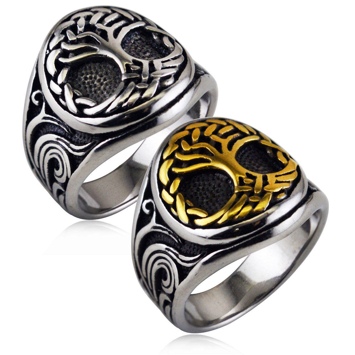 Fashion Vintage Titanium Steel Ring
