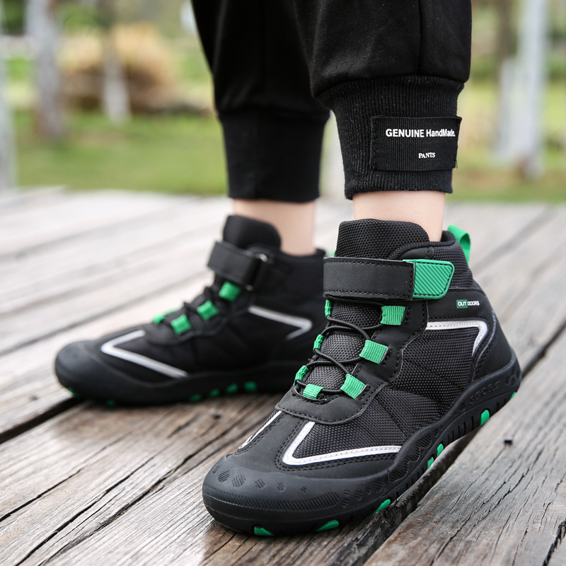 New Fashion High Top Outdoor Children Cotton Casual Shoes - Image 3