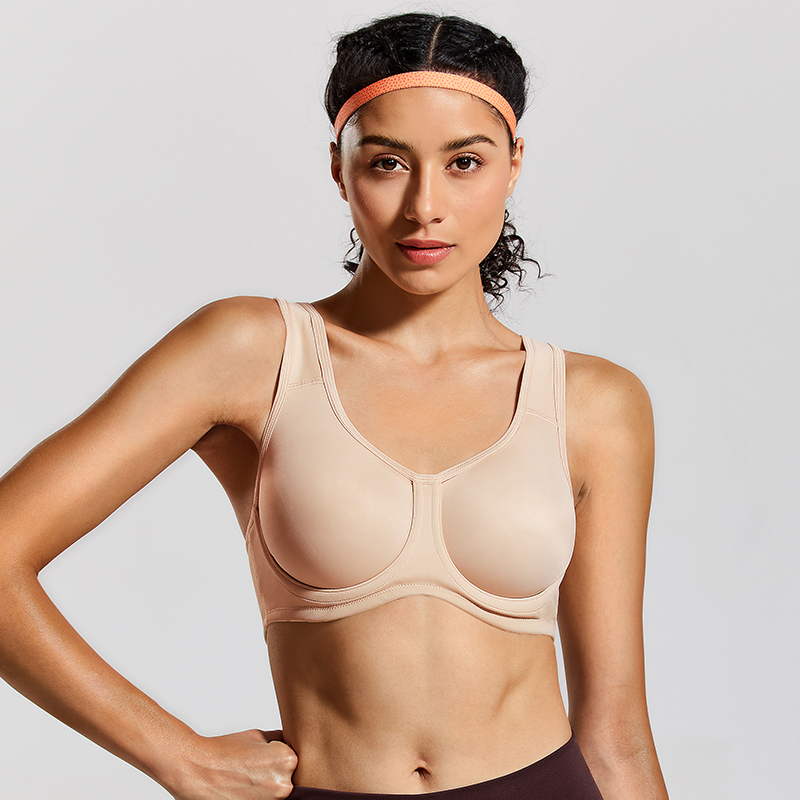 Women's Fashion Simple Shockproof Sports Underwear Bra