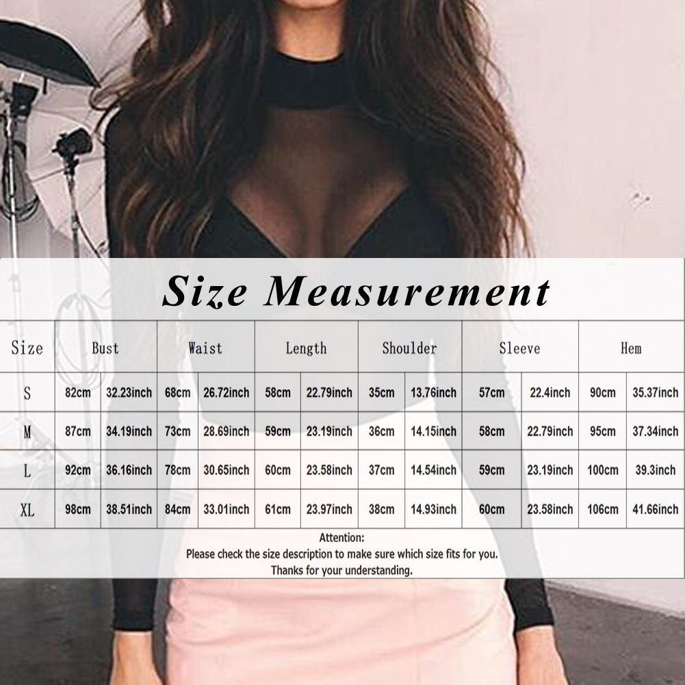 Title 1, Elastic Tight Bottoming Shirt Transparent Long-...