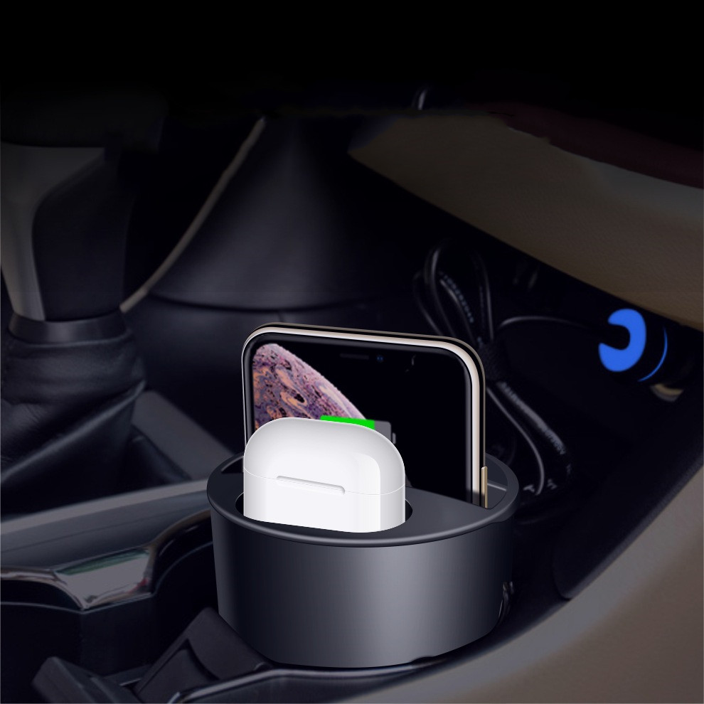 Fast Two In One Car Wireless Charging Cup - Image 4