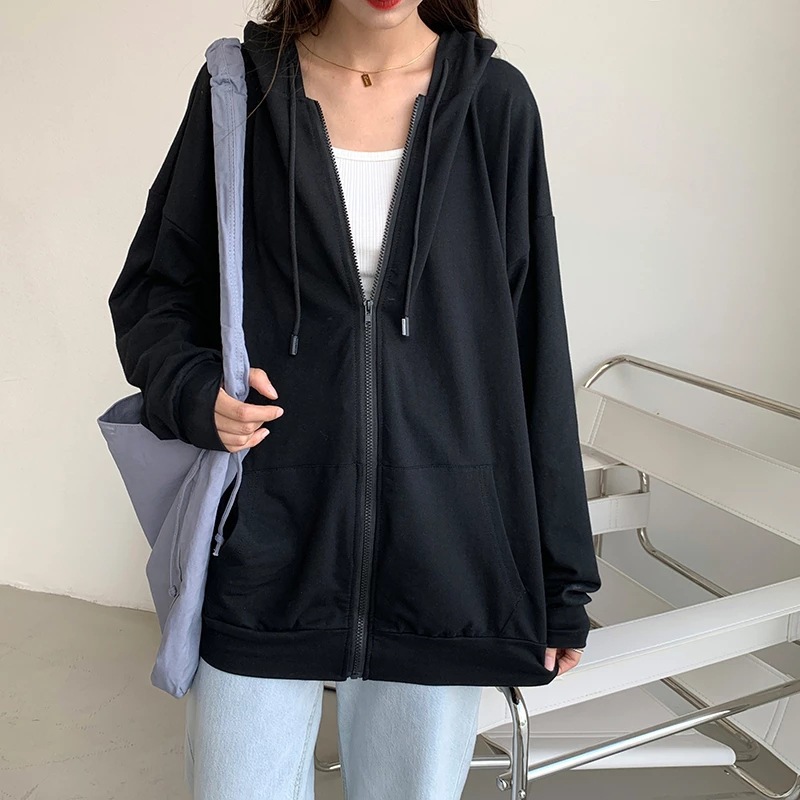 New Style Hooded Sweater Women Loose Korean Style Autumn And Winter Salt Series