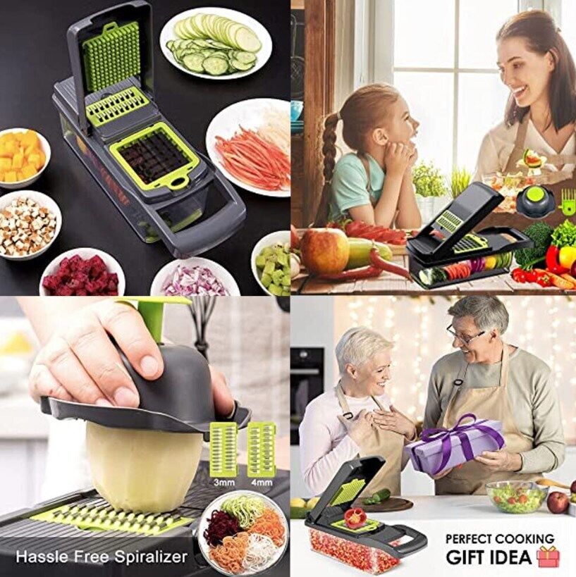 16-in-1 Vegetable Cutter & Peeler | Fast Salad Prep Tool — view 7