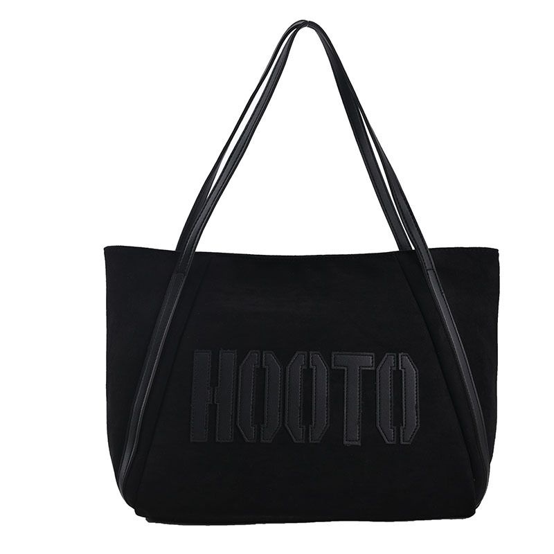 Title 4, Frosted Large-capacity Letter Trend Tote Bag Fa...