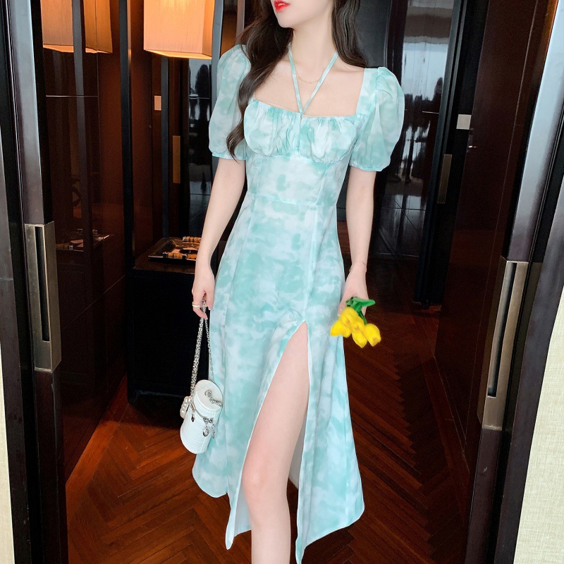 Puff-Sleeve Floral Dress, picture 5 of 5