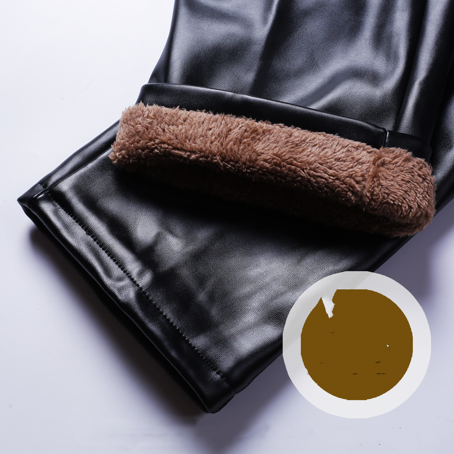 Oil-proof, Wind-proof And Warm Motorcycle Leather Pants