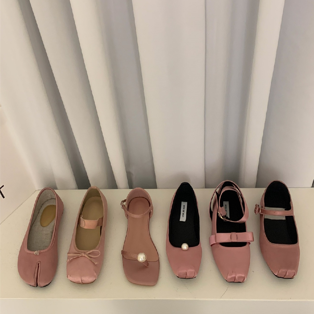 Women's Fashion Square Toe Flat Clip-on Sandals