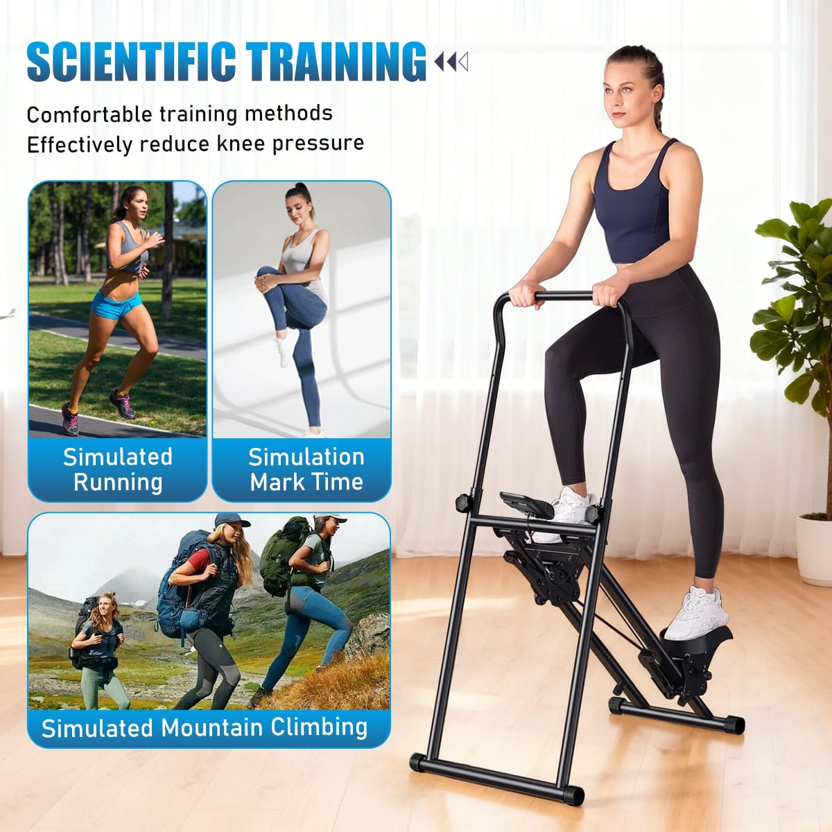 Vertical Climber Stair Stepper Machine Home Gym Exercise