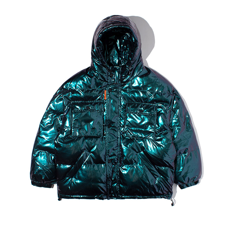 Title 5, Dark Reflective Cargo Parka Jackets Mens Hip Ho...