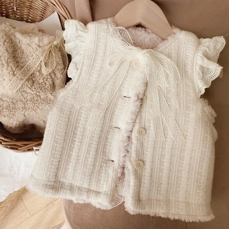 Children's Lamb Wool Plus Velvet Thickened Vest