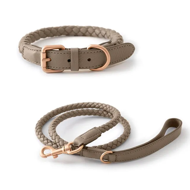 High end Large Dog Collar Sturdy Netflix Ke Foundation Hair Pet Fog Gray Set - Shop at LoveMi