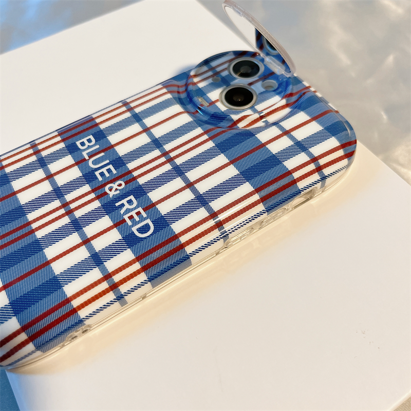 Small High End Striped Plaid Mobile Phone Shell - Image 2