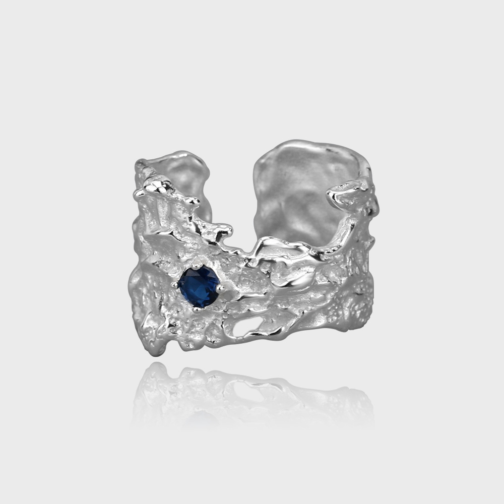 Irregular Ring With Small Texture Design