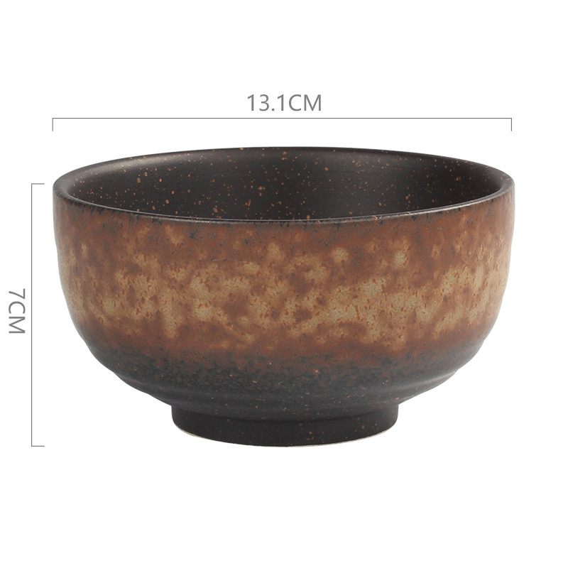 Title 7, Creative Personality Vintage Ceramic Rice Bowl