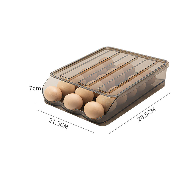 Title 4, Refrigerator Rolling Egg Carton With Lid Rollin...