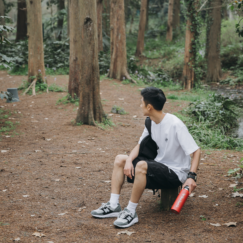 Men's Summer Port Fashion Brand Short-sleeved Cotton T-shirt